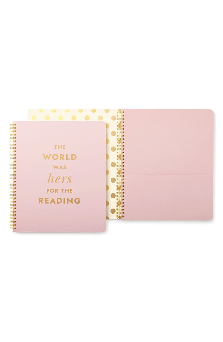 Kate Spade New York large spiral notebook, Main, color, 