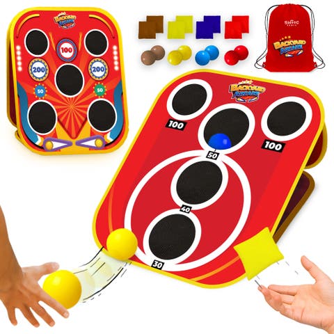 Backyard Arcade | 2-in-1 Bean Bag Toss Game for Kids