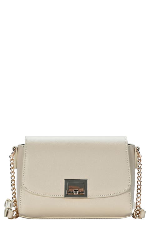 Flip Lock Flap Crossbody Bag