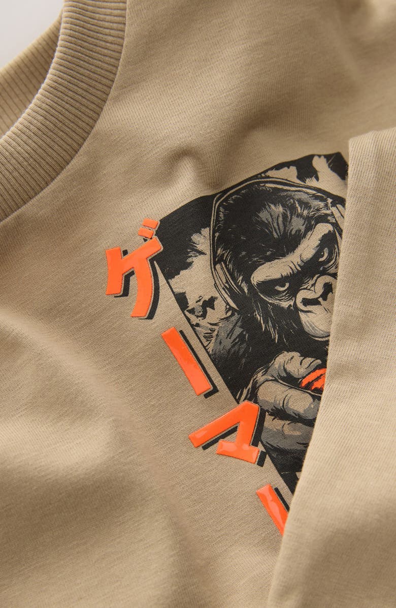 NEXT Kids' Gorilla Graphic T-Shirt, Alternate, color, Neutral