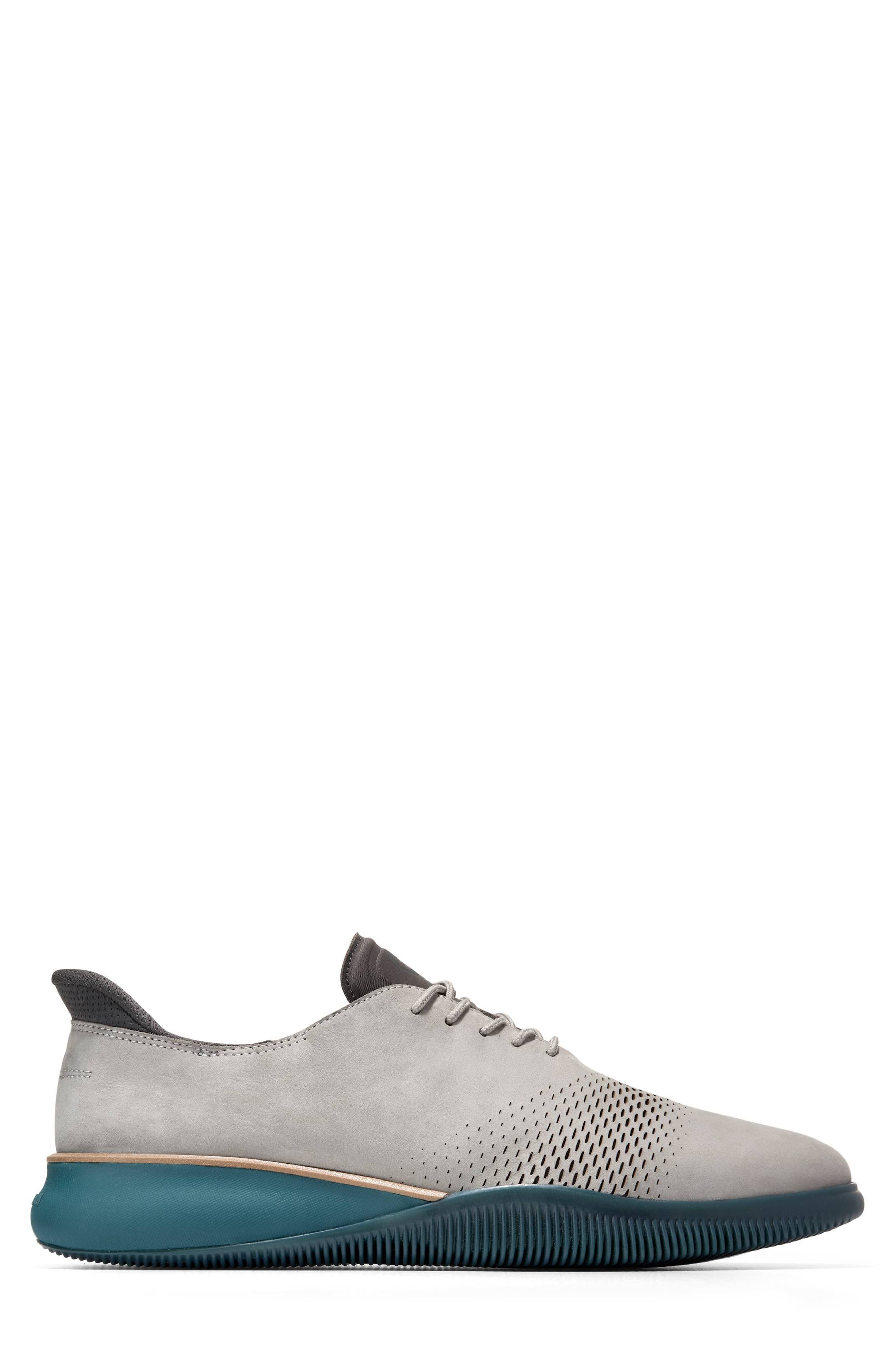 Cole Haan 6.ZeroGrand Laser Wing Oxford, Alternate, color, Ultimate Gray Nubuck / Raven