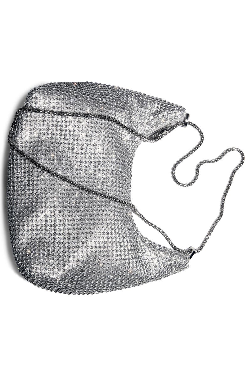 MANGO Chain Strap Crystal Shoulder Bag, Alternate, color,