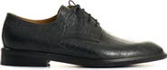 Velez Croco Embossed Leather Lace Up Shoes