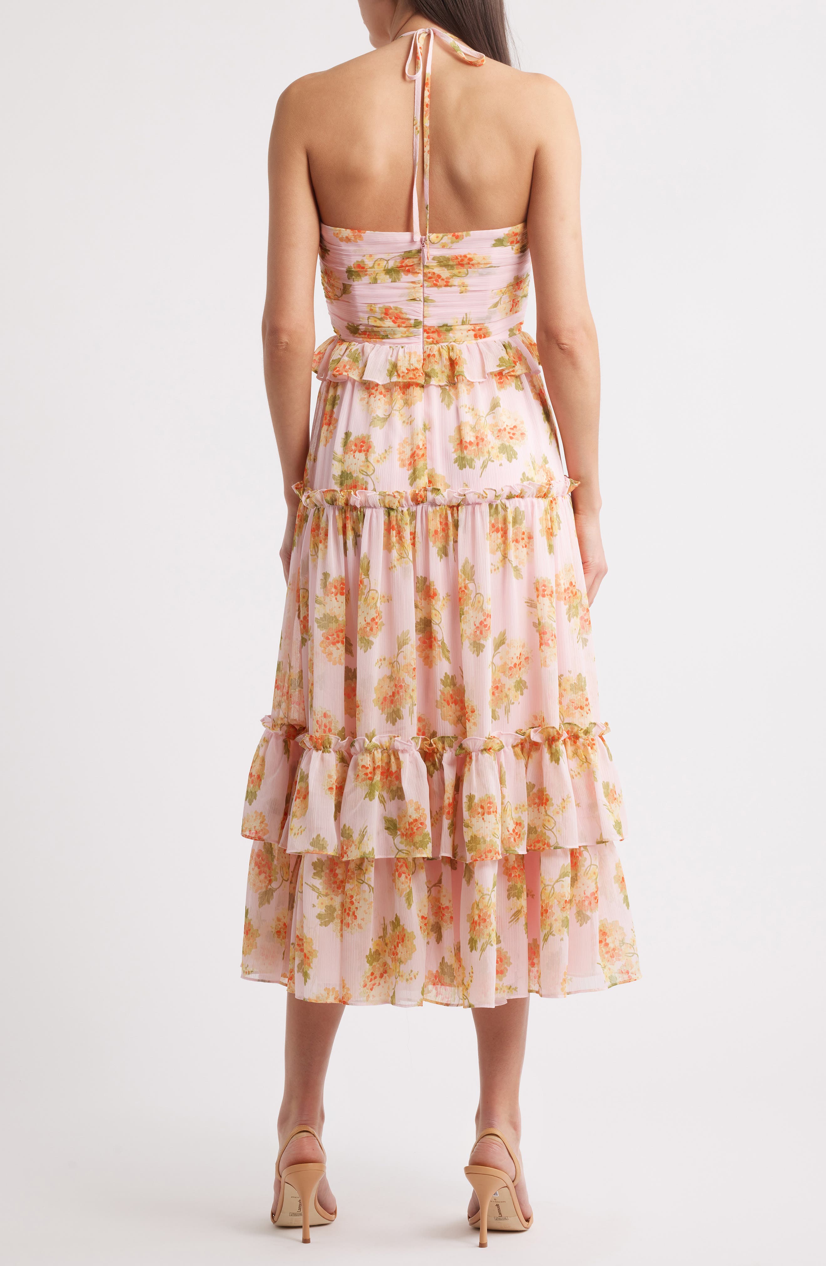 Wilda Floral Tiered Dress - image 2