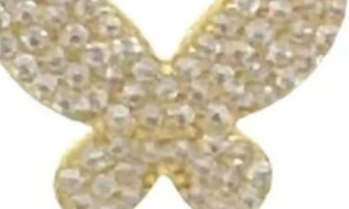 Macrae & Co . Pavé Butterfly Station Necklace In Gold