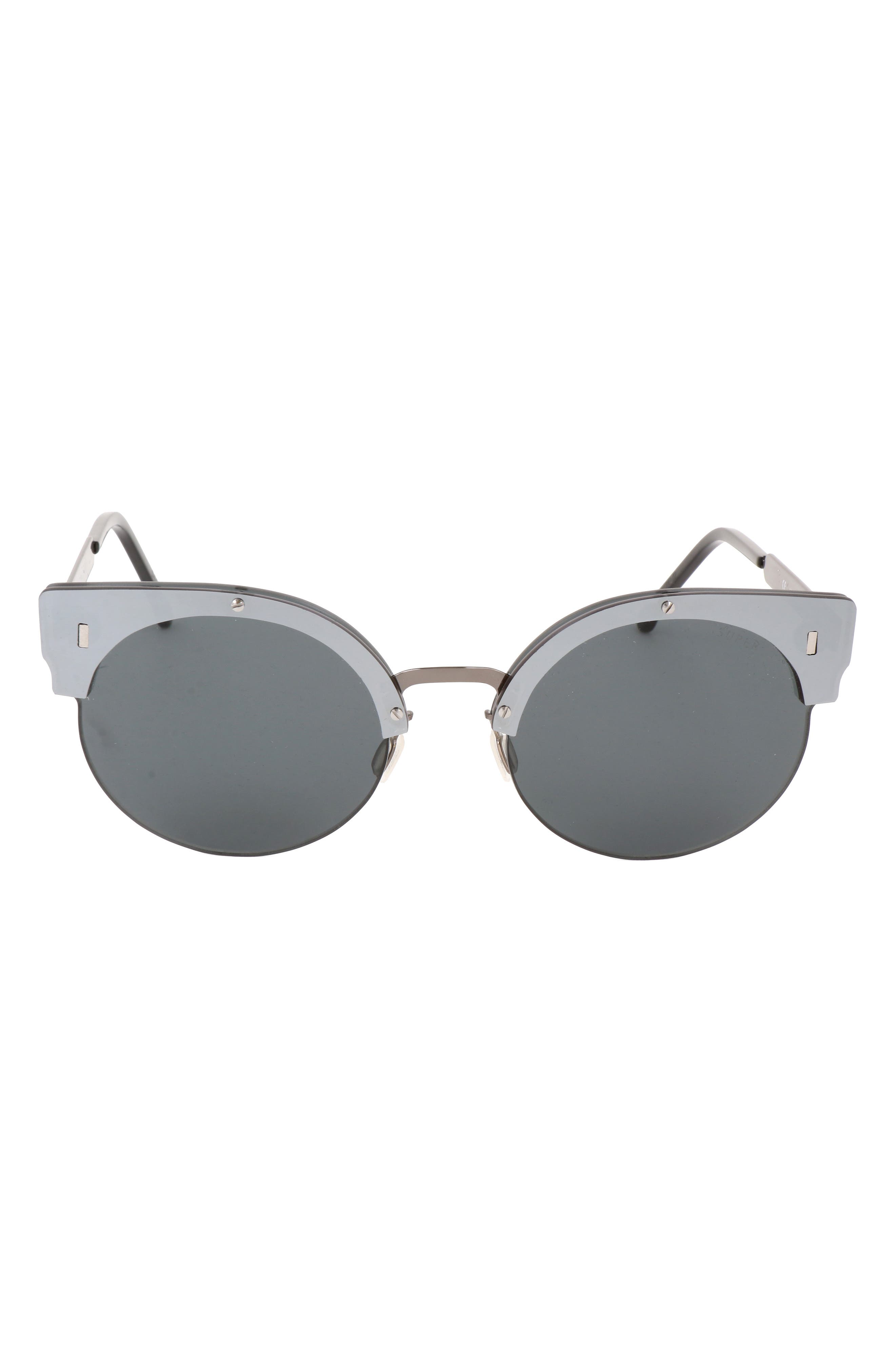 54mm Round Cat Eye Sunglasses