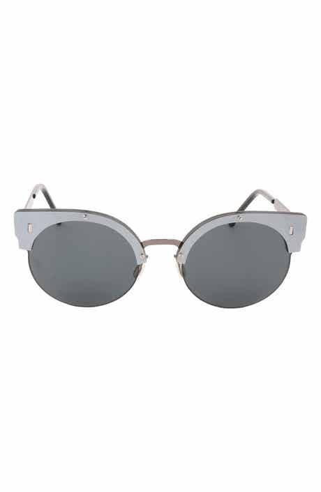 54mm Round Cat Eye Sunglasses
