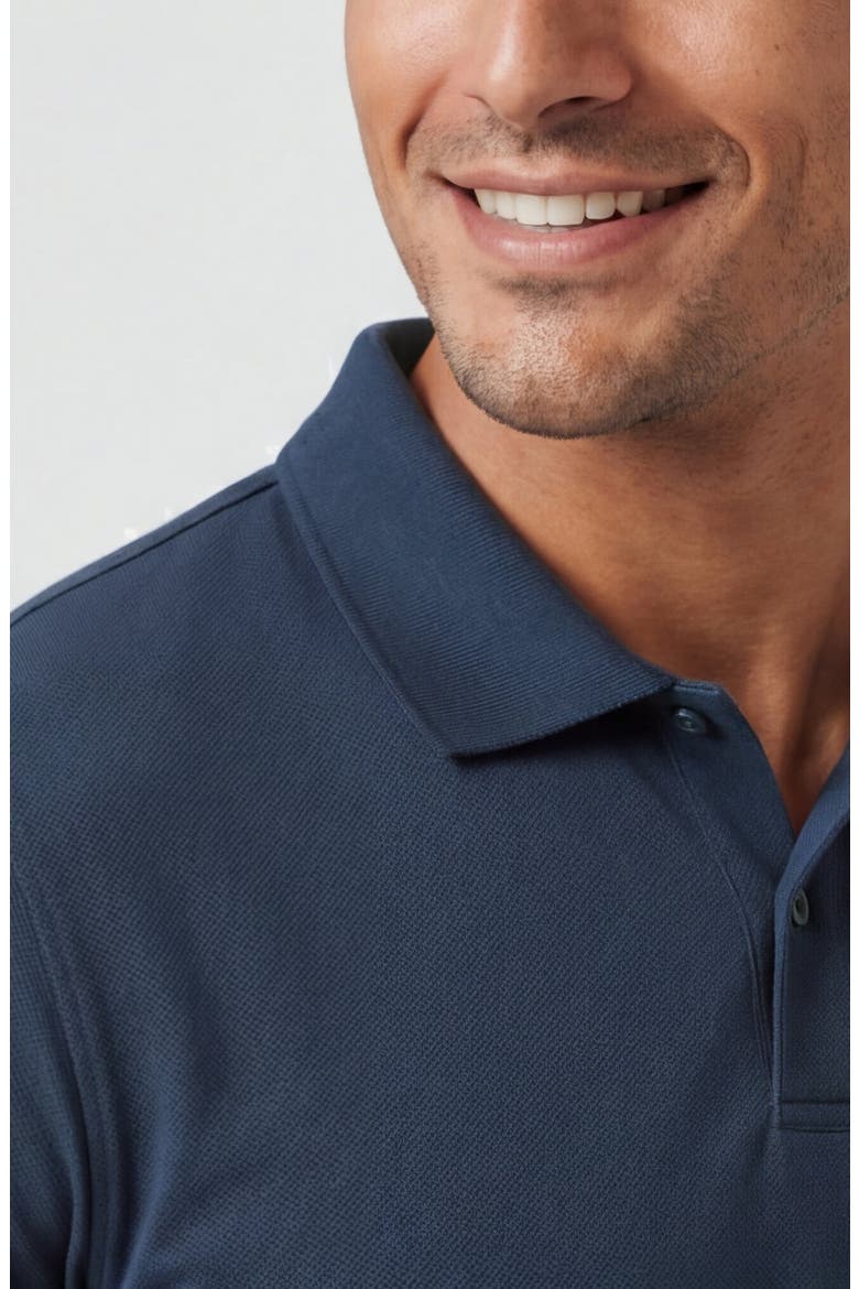 Clubhouse Pique Polo, Alternate, color, Tidal Blue