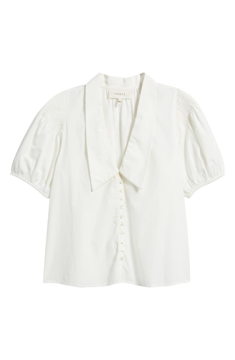 THE GREAT. The Fairway Cotton Button-Up Shirt, Alternate, color, 