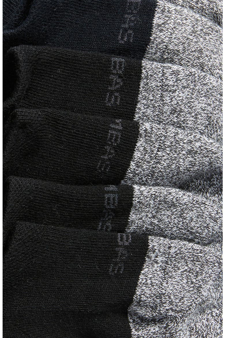 3-Pack Cushioned No-Show Socks, Alternate, color, BLACK/BLACK/NAVY