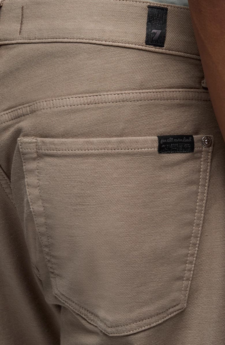 7 For All Mankind Slimmy Slim Fit Pants, Alternate, color, Rawhide
