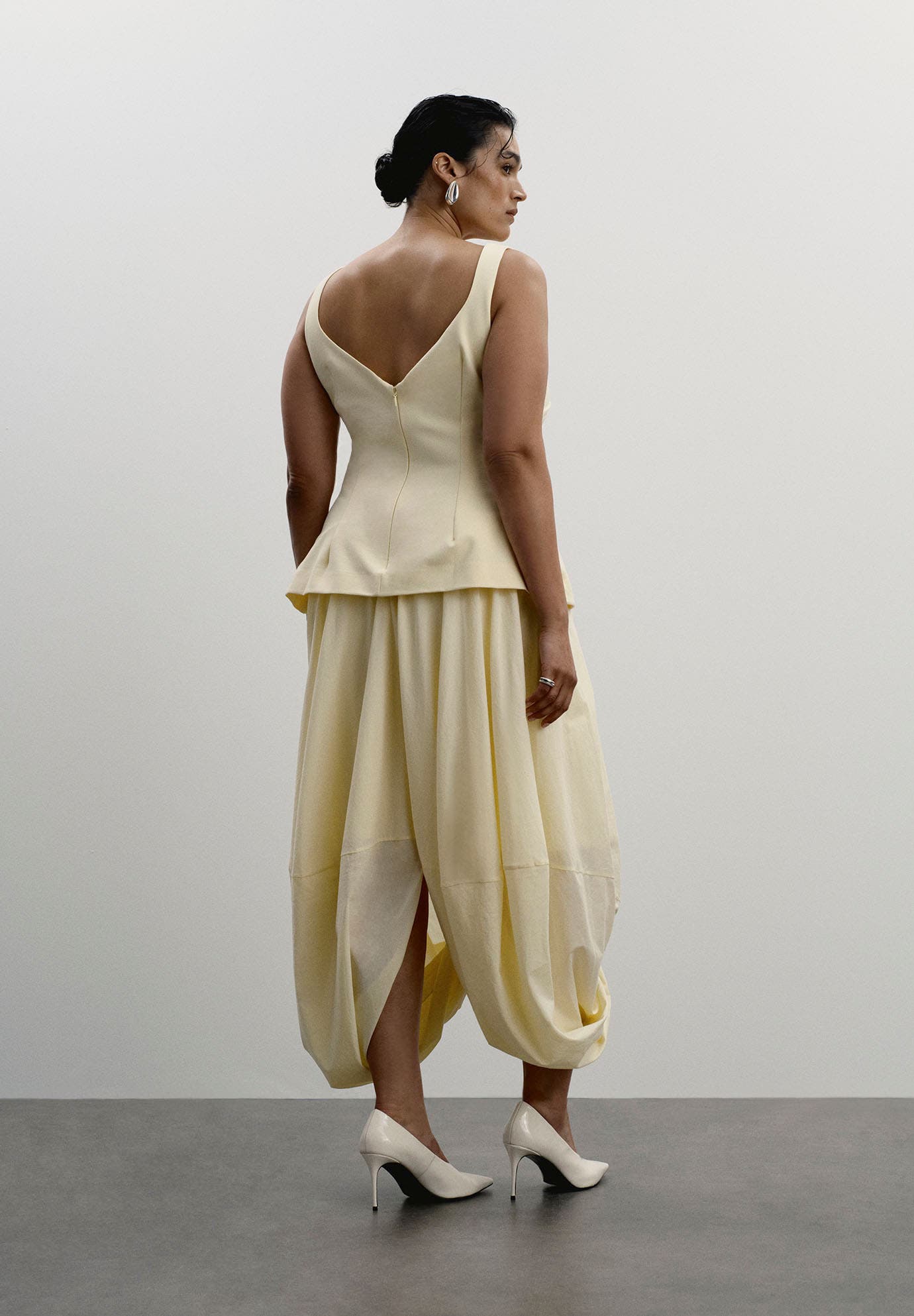 Draped Hem Maxi Dress - image 2