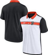 Nike Men's Nike  White/Black San Francisco Giants Rewind Stripe Polo