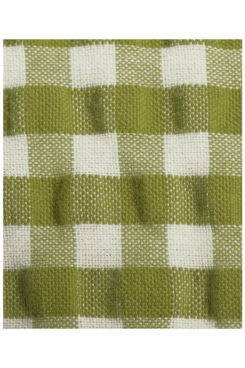 Plus Size Oversized Seersucker Shirt, Alternate, color, Vintage Lime Green Gingham
