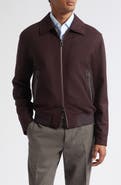 ISAIA Aviator Scuba Stretch Wool Jacket