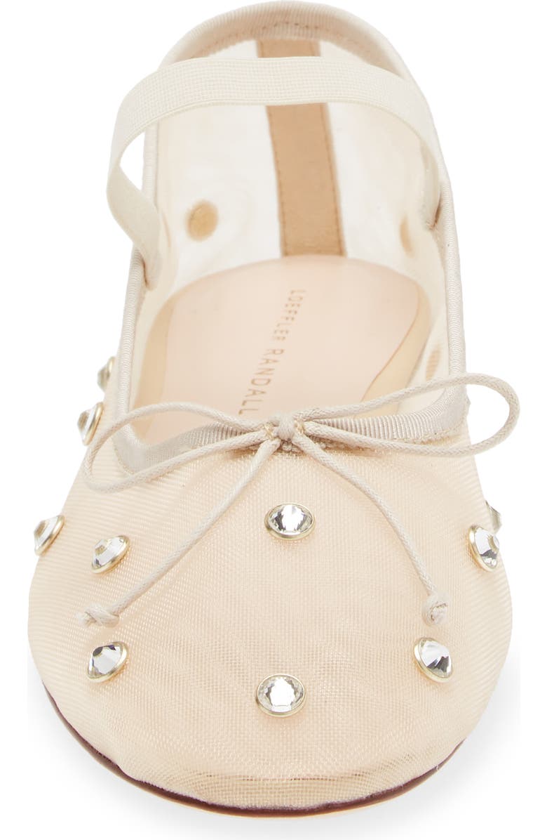 Loeffler Randall Leonie Crystal Embellished Ballet Flat, Alternate, color,