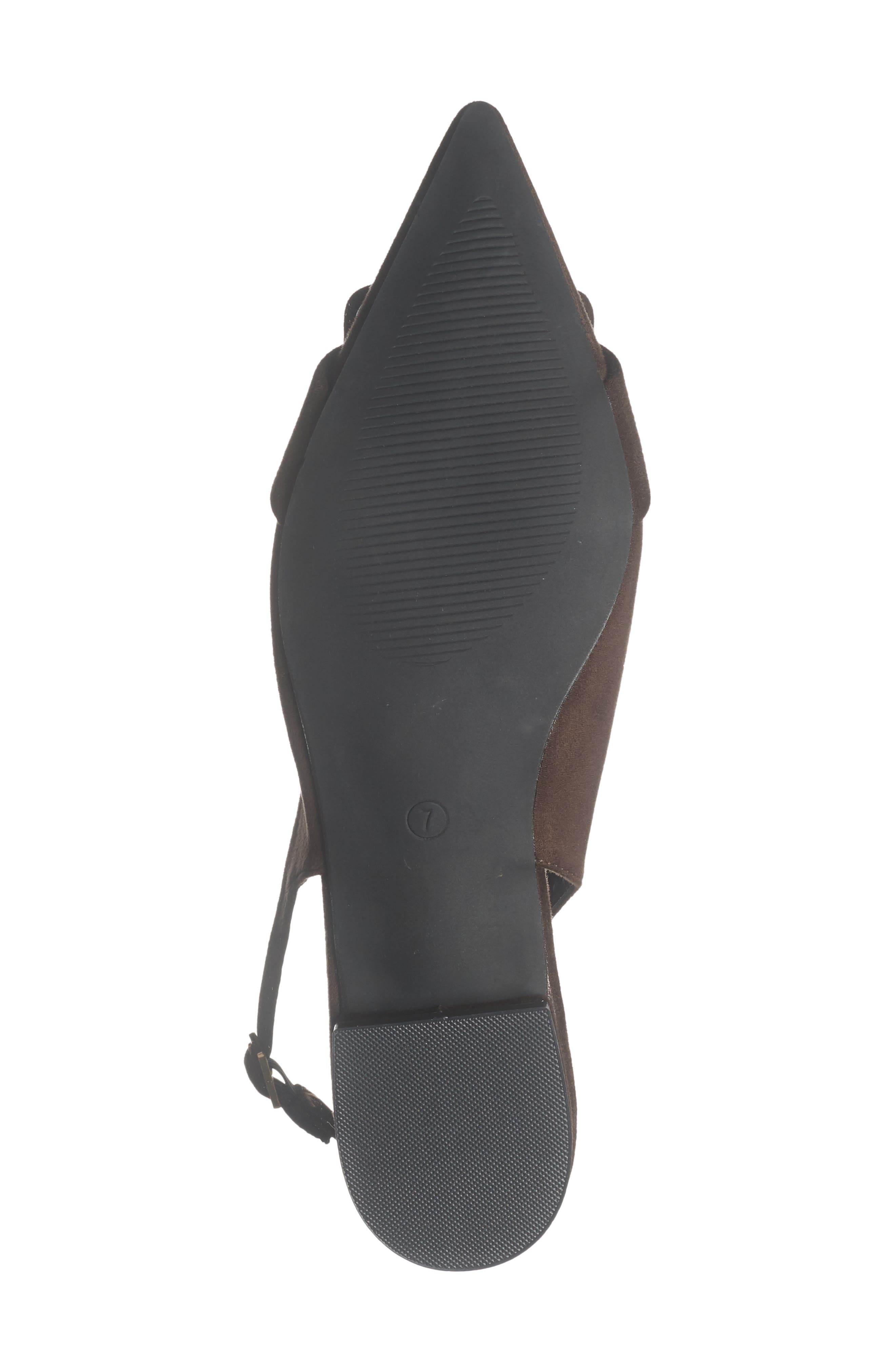 Billini Morwenna Flat, Alternate, color, Dark Cacao Suede