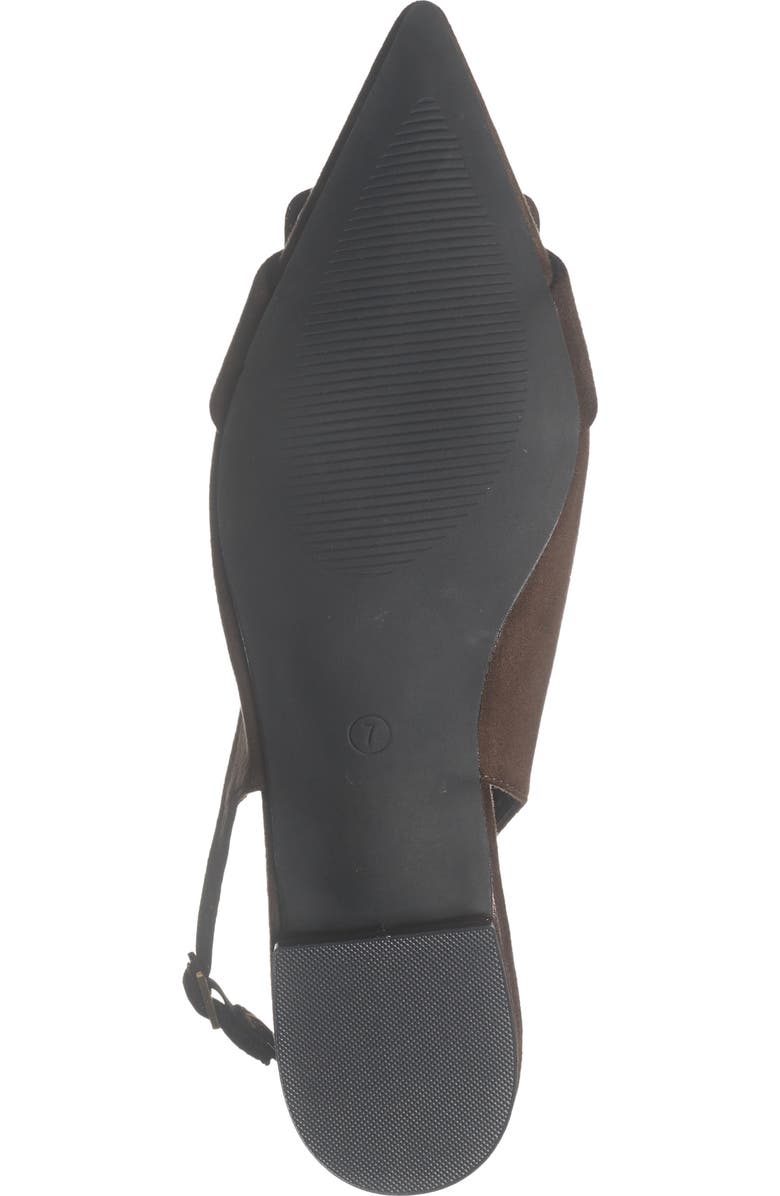 Billini Morwenna Flat, Alternate, color, Dark Cacao Suede