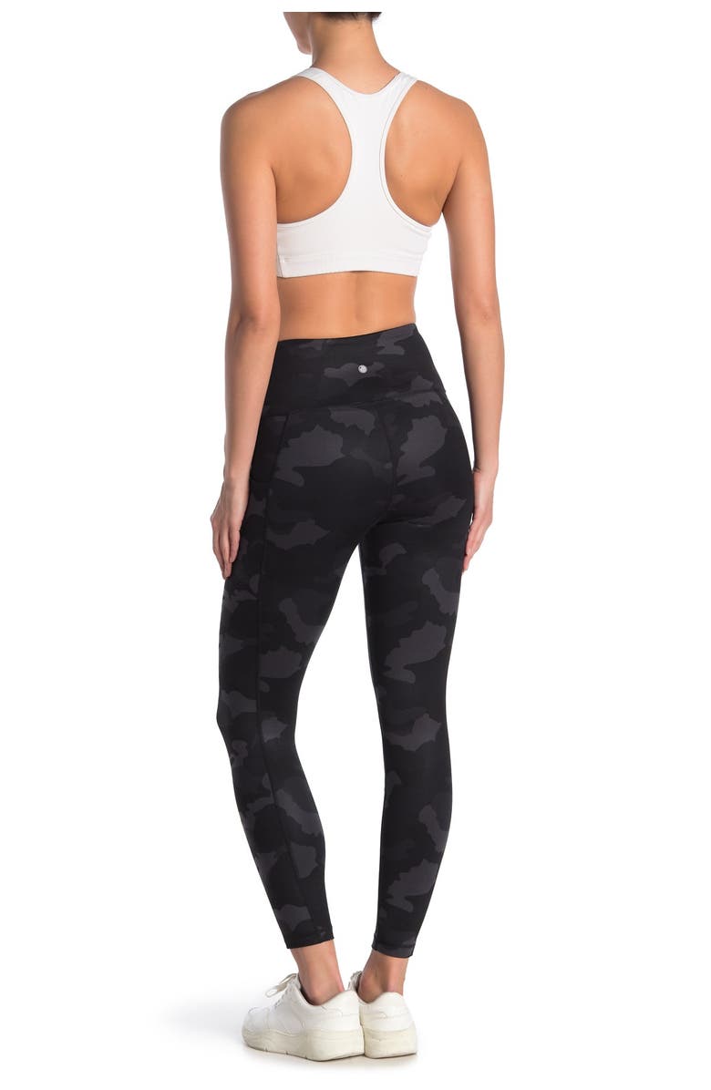 90 DEGREE BY REFLEX Lux Camo Side Pocket Leggings, Alternate, color, 