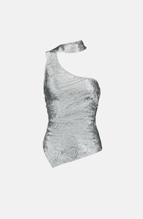 Isla One Shoulder Scarf Top