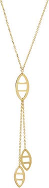 BY ADINA EDEN Solid Multi Mariner Drop Lariat 14K