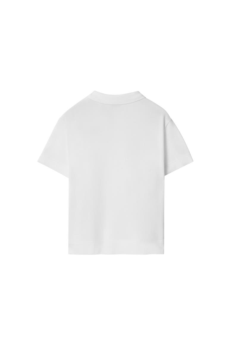 Cotton Piqué Polo Shirt, Alternate, color, White
