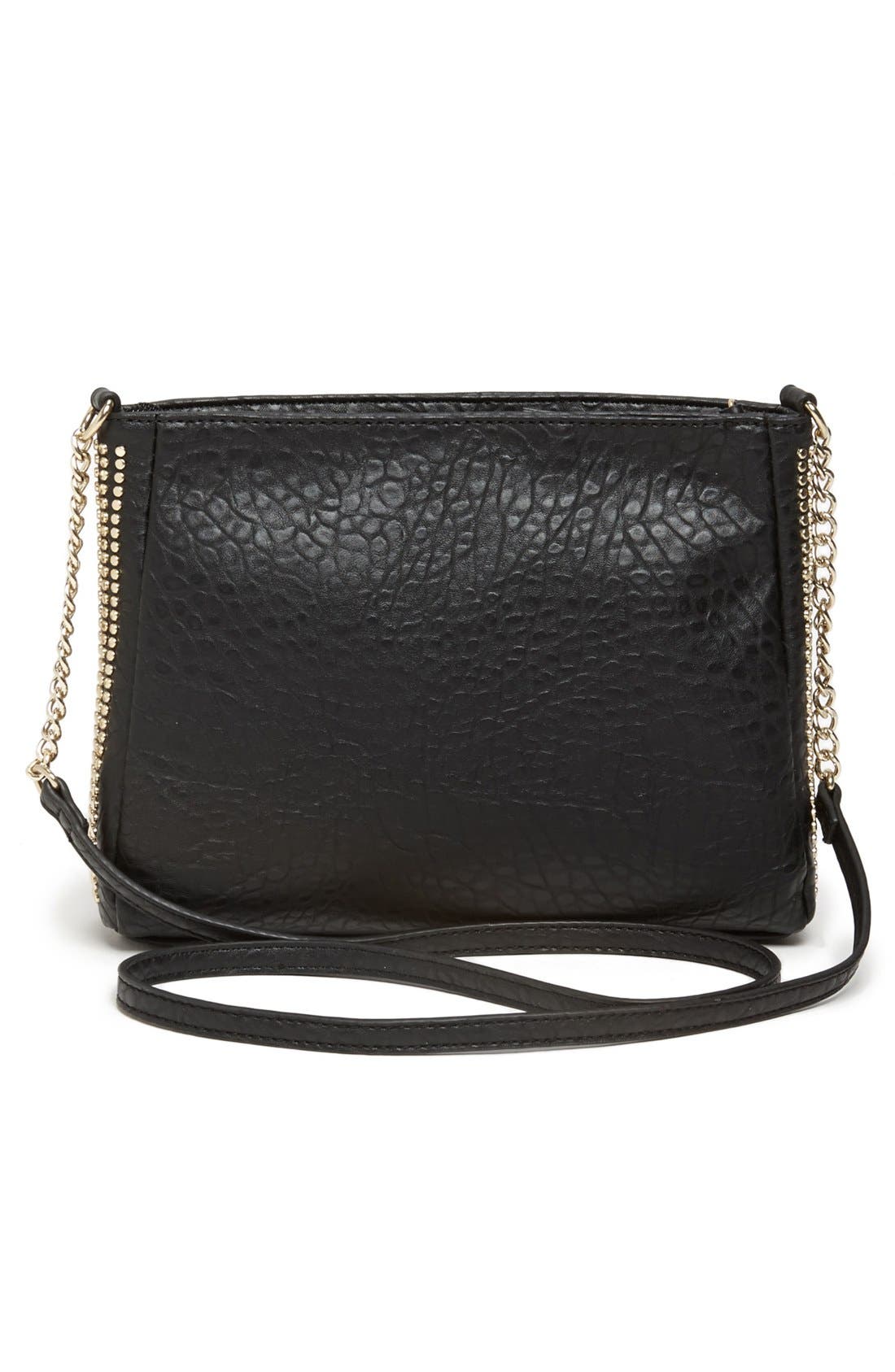 BP. Double Zip Studded Crossbody Bag, Alternate, color, 