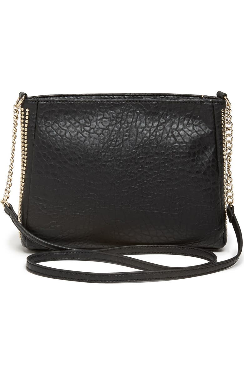 BP. Double Zip Studded Crossbody Bag, Alternate, color,