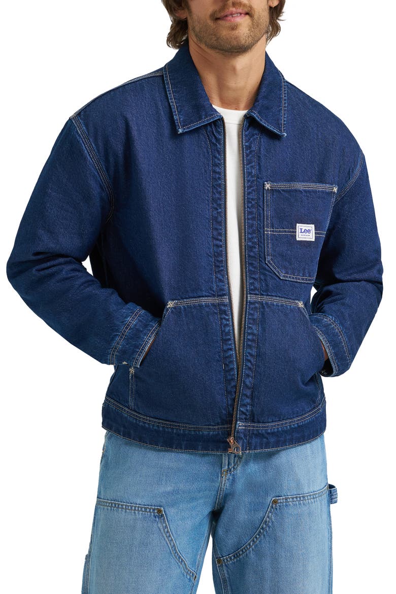 Workwear Denim Jacket, Main, color, SAVE IT