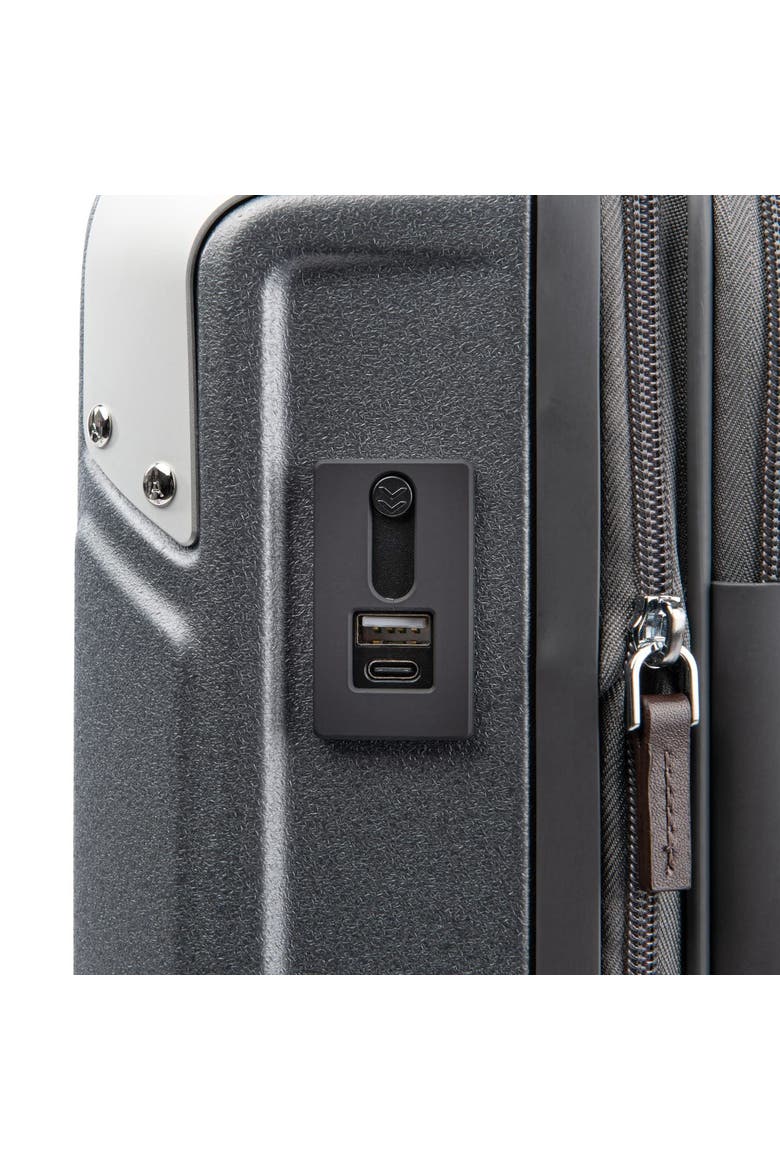 Platinum Elite Hardside Expandable 20" Compact Carry On, Fits up to 15.6" Laptop, Alternate, color, Vintage Grey