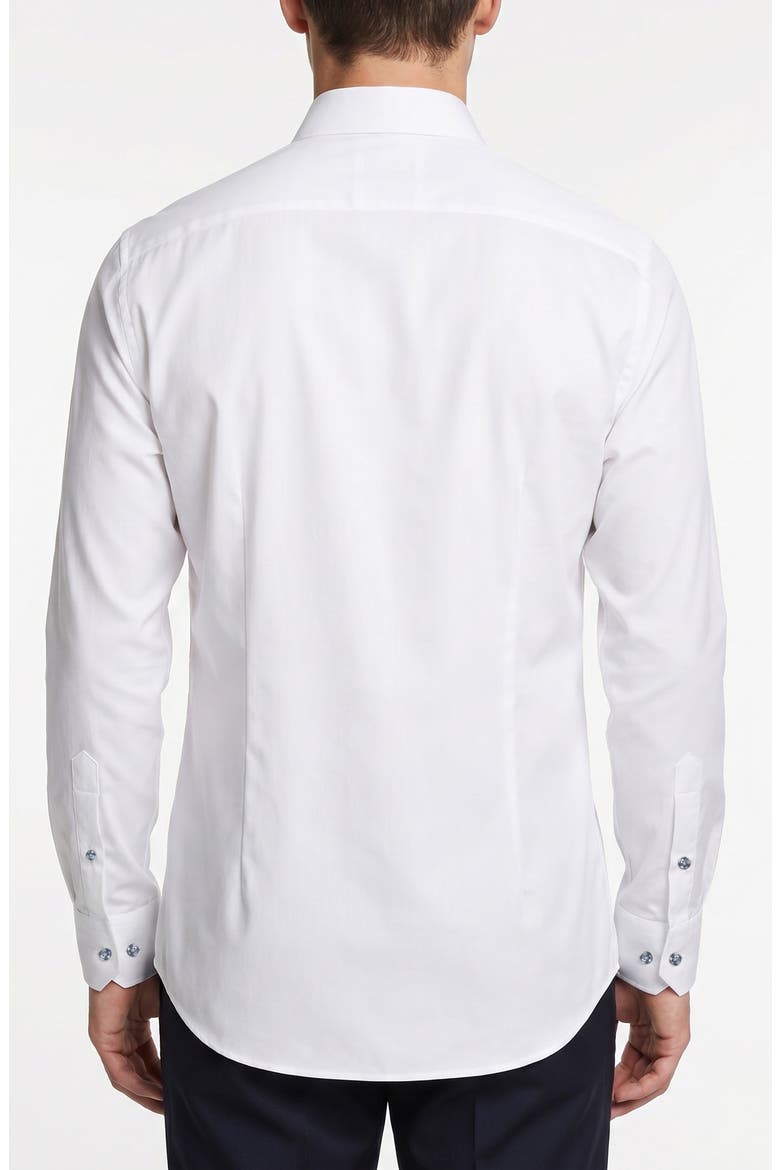Stretch Cotton Shirt, Alternate, color, WHITE