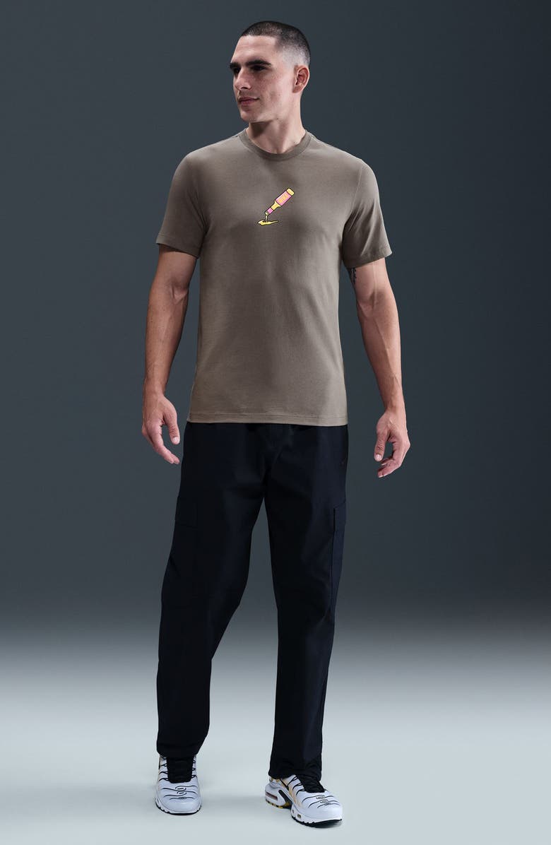 Nike Sportswear Cotton Graphic T-Shirt, Alternate, color, 289 Cave Stone