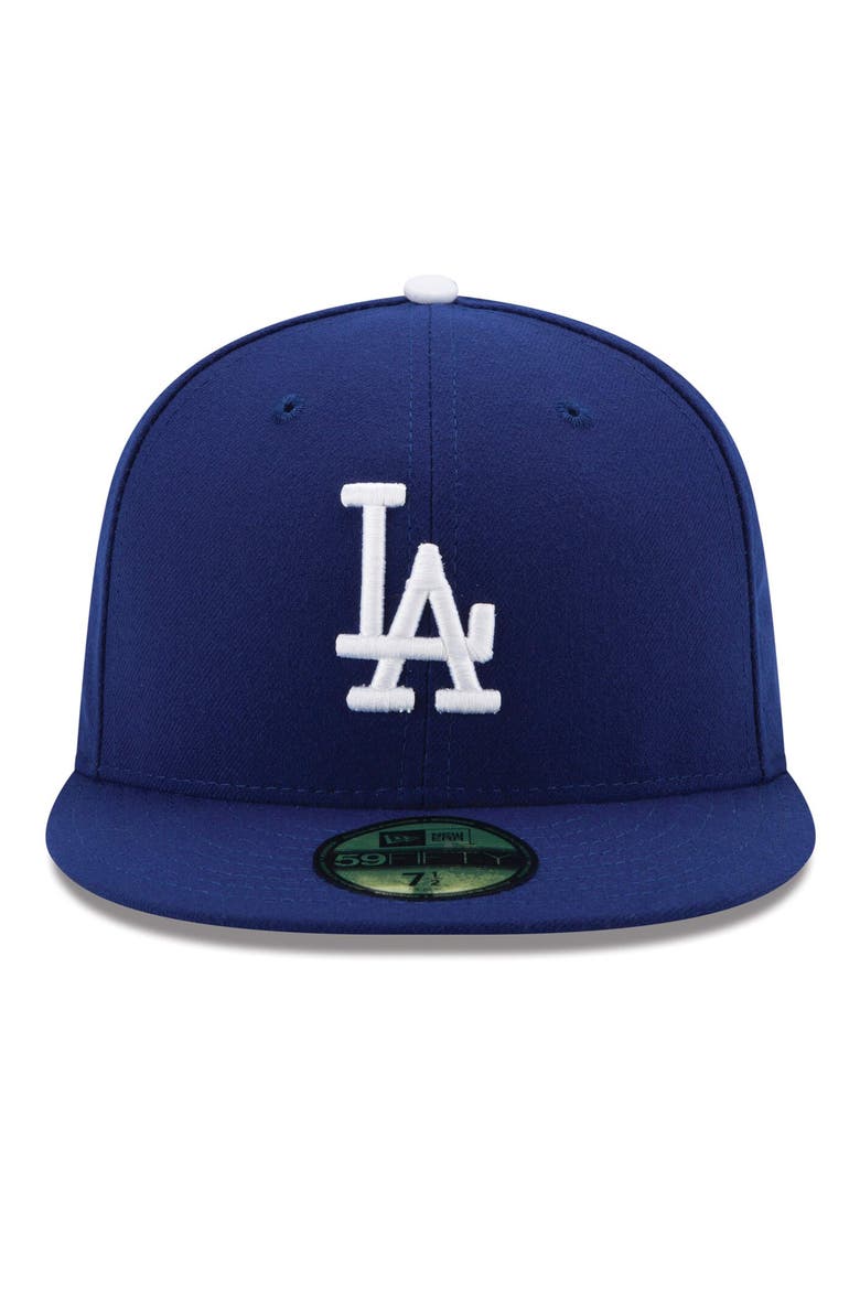 Men's New Era Royal Los Angeles Dodgers Authentic Collection On Field 59FIFTY Performance Fitted Hat, Alternate, color, ROYAL