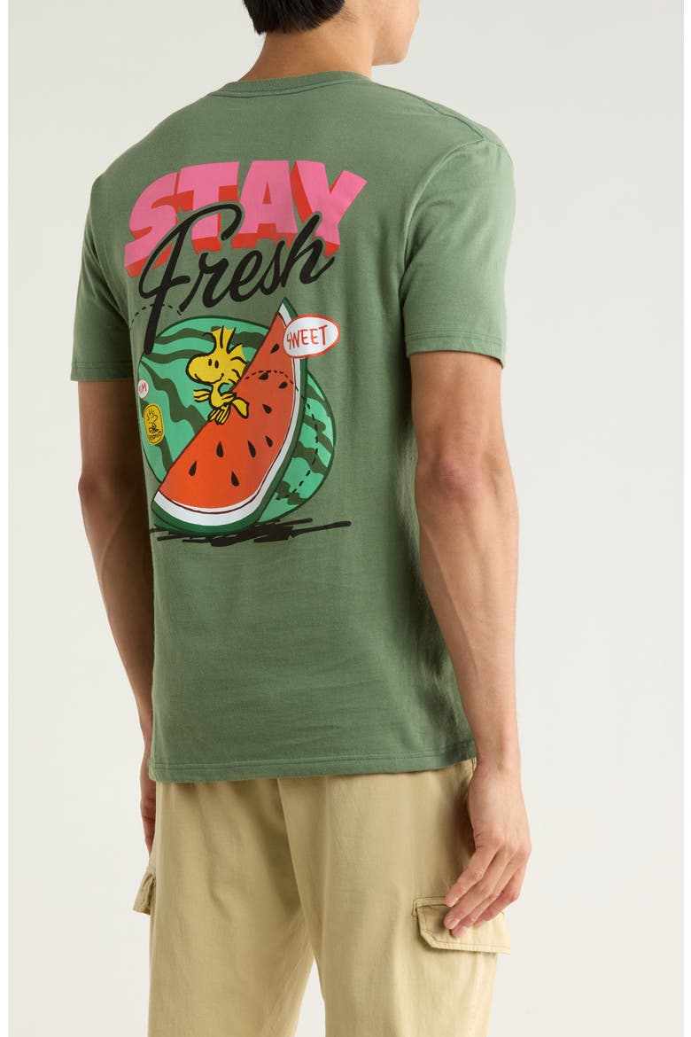 Stay Fresh Crewneck T-Shirt, Alternate, color, GREEN