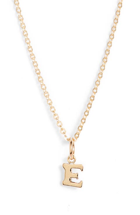 Initial Pendant Necklace