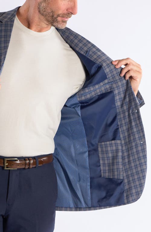 Savile Row Co Plaid Sport Coat In Blue