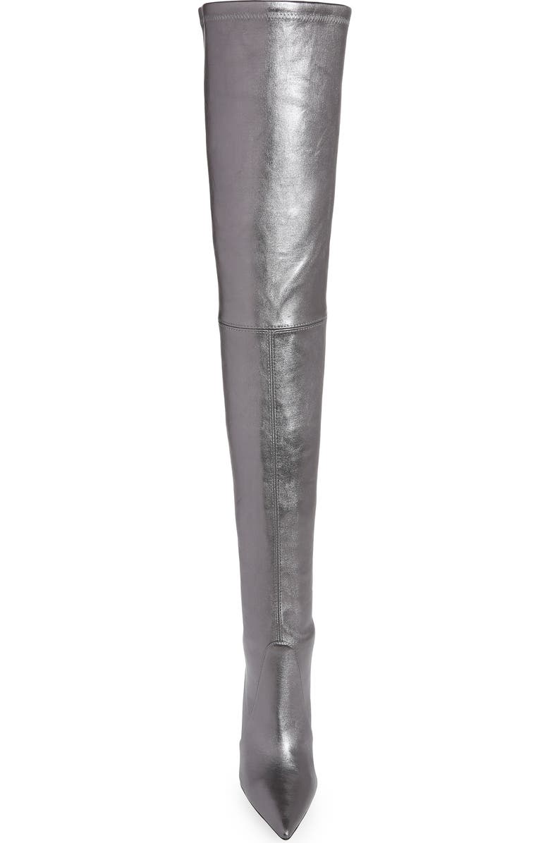 Stuart Weitzman Ultrastuart 100 Stretch Pointed Toe Over the Knee Boot, Alternate, color,
