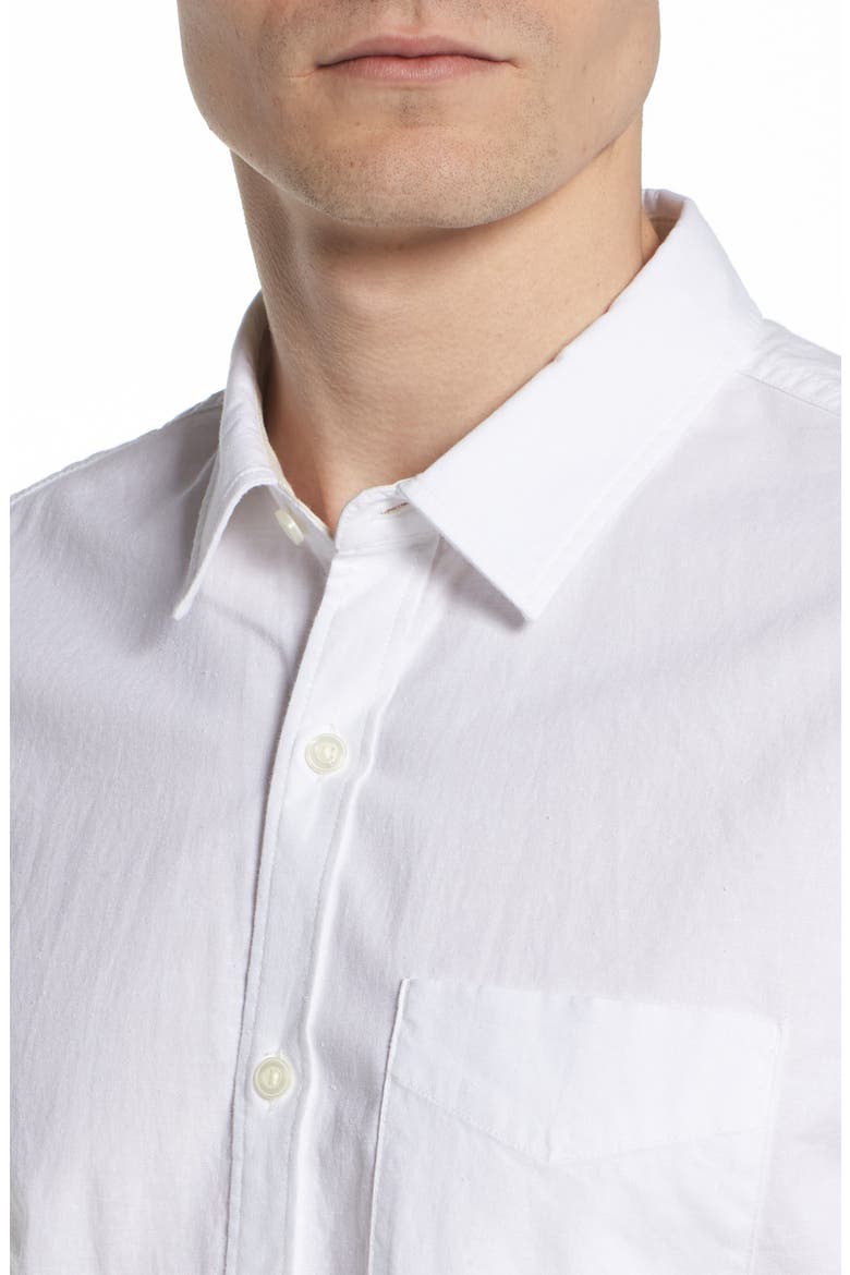 Pearson Regular Fit Short Sleeve Sport Shirt, Alternate, color, TRUE WHITE