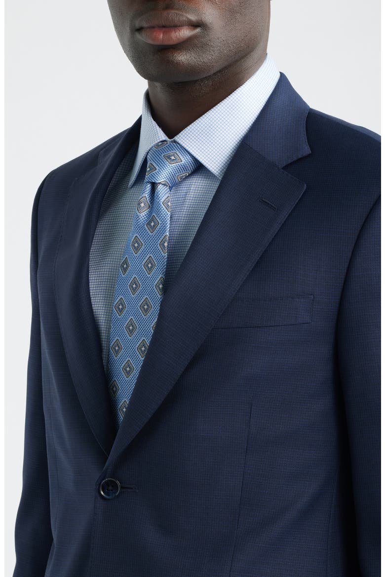 Flynn Classic Fit Blue Wool Suit, Alternate, color, BLUE