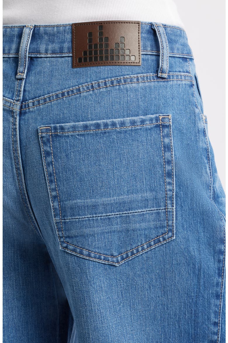 Stretch Wide Leg Jeans, Alternate, color, LIGHT INDIGO