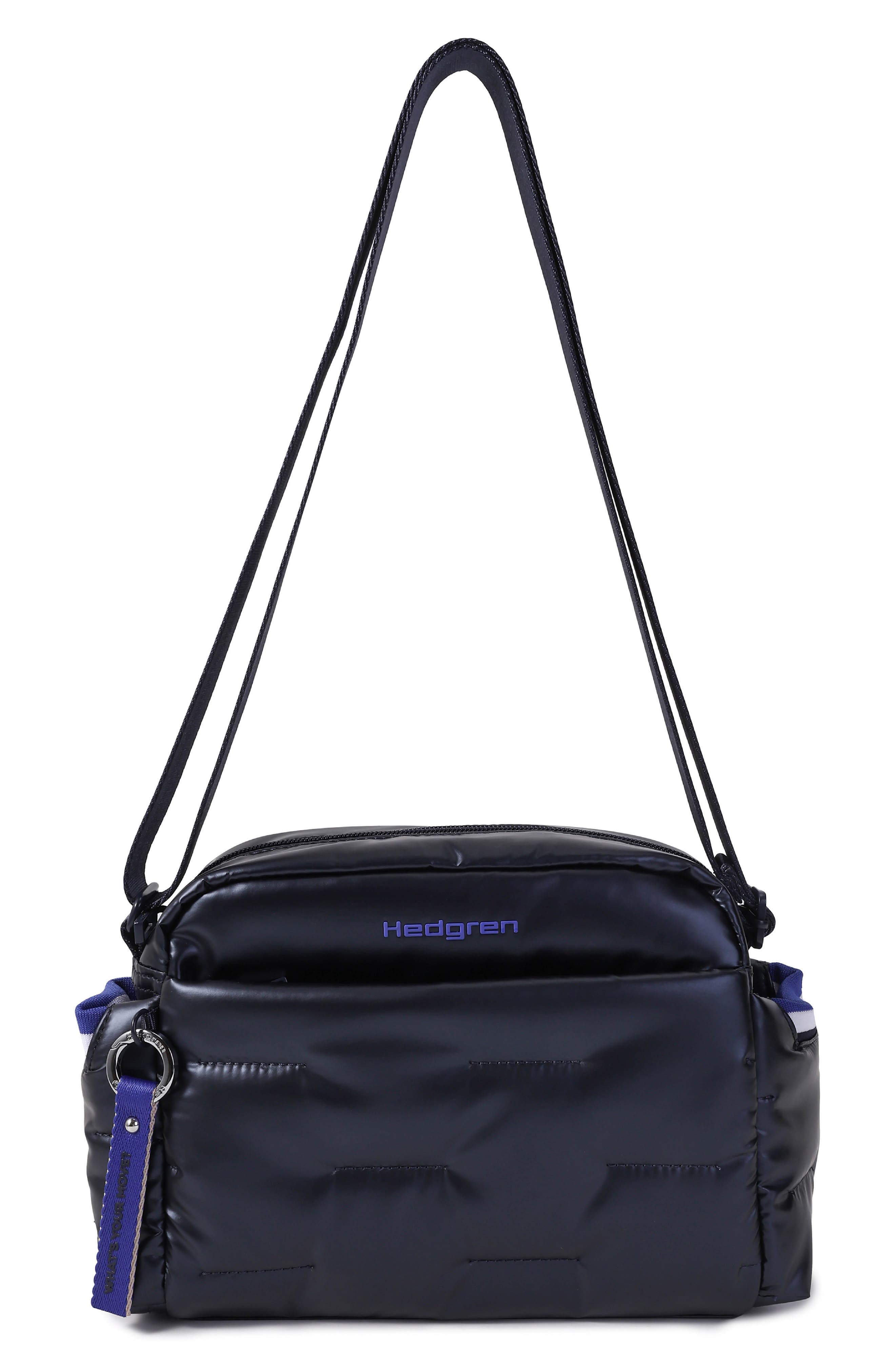 Hedgren Cozy Water Repellent Shoulder Bag, Alternate, color, Peacoat Blue