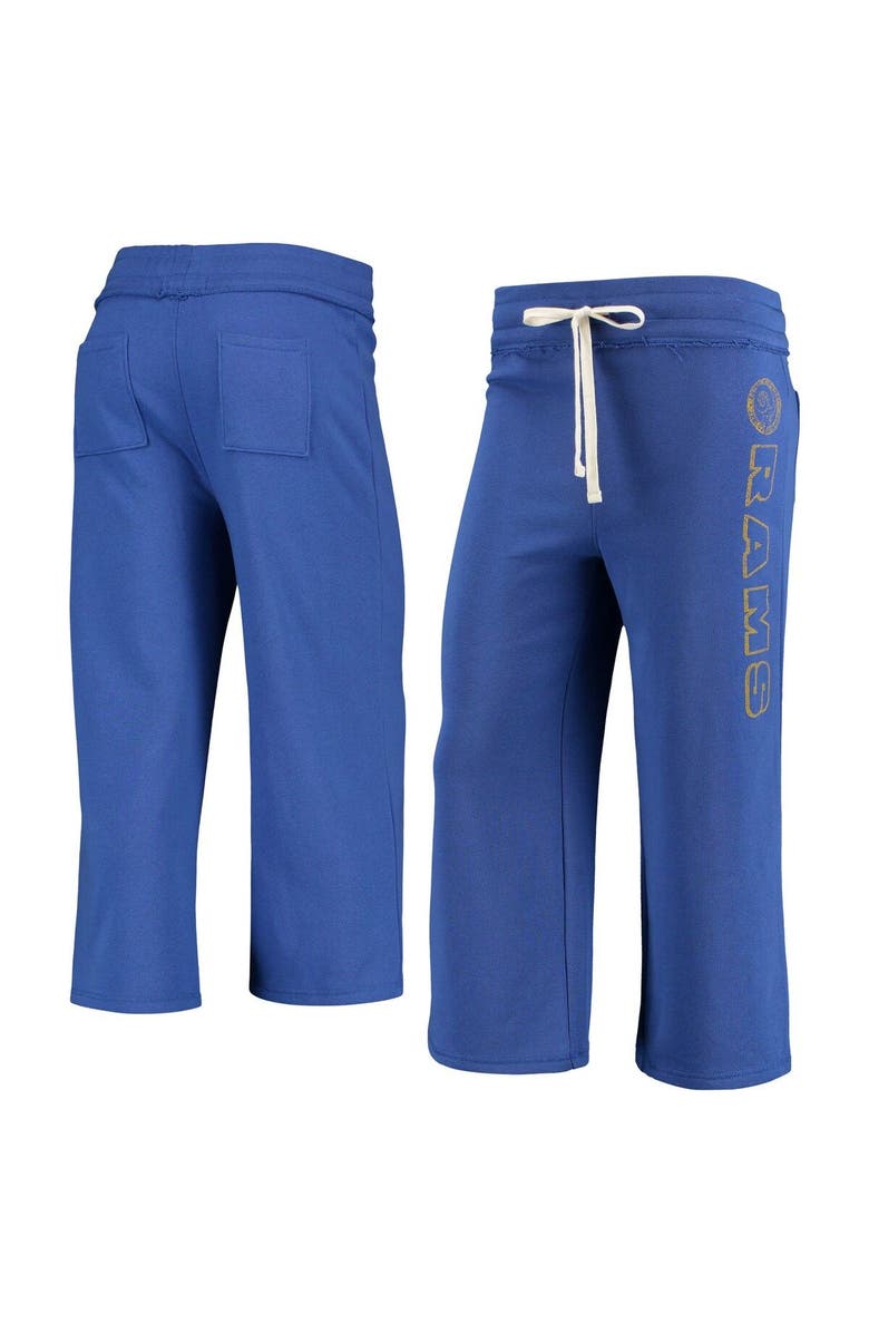 Junk Food Women's Junk Food Royal Los Angeles Rams Cropped Pants, Alternate, color, Royal