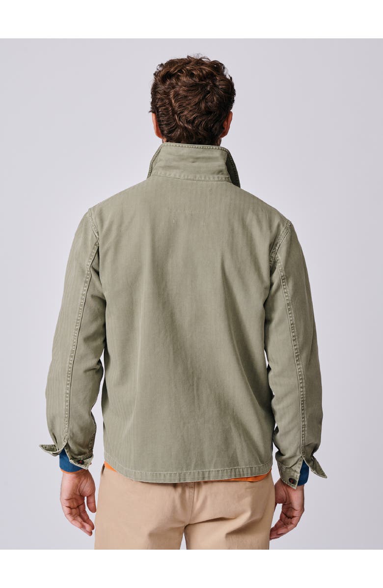 Aubin Dowse Long Sleeve Relaxed Worker Jacket, Alternate, color, Khaki