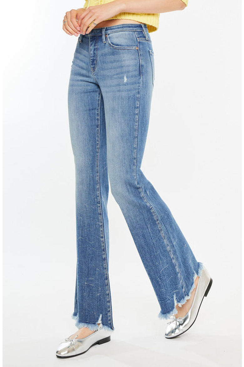 Jennie Medium Rise Wide Leg Jeans, Alternate, color, Medium Wash