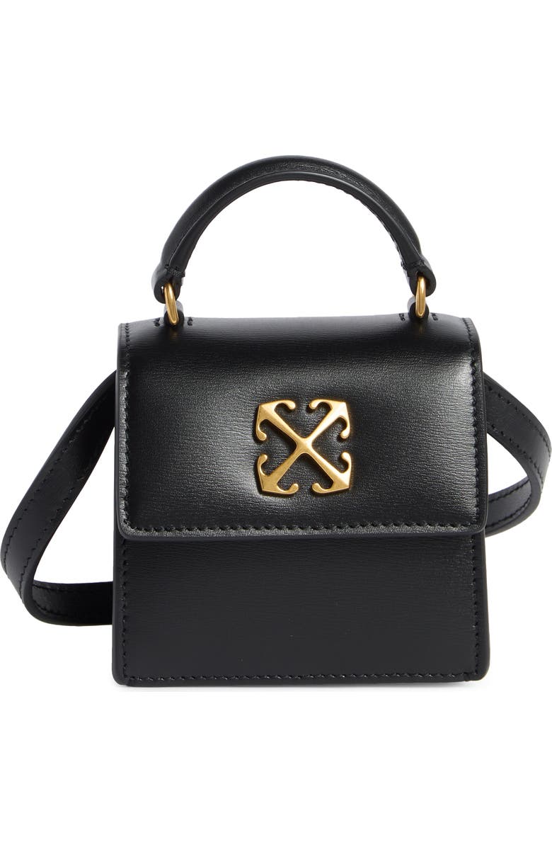 Off-White Jitney Micro Top Handle Crossbody Bag, Main, color,