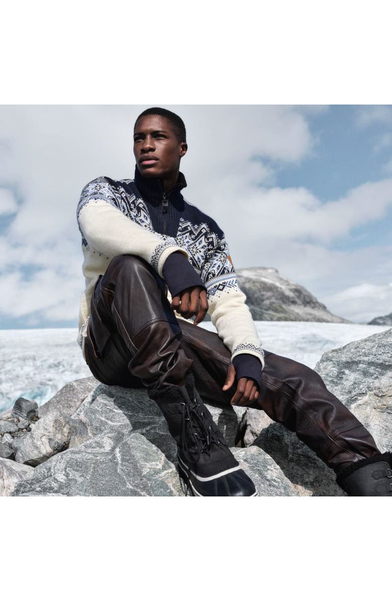 Dale of Norway Vail Sweater - Men's, Alternate, color, Off White/Smoke/Midnight Navy