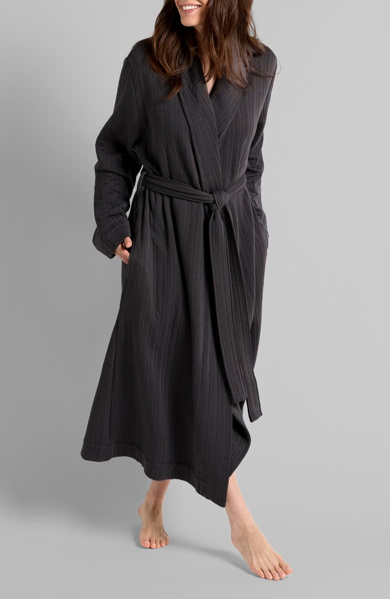 Parachute Cozy Knit Robe, Main, color, Coal