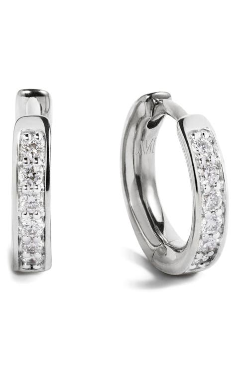Essential Lab Grown Diamond Huggie Hoop Earrings