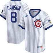 Nike Men's Nike Andre Dawson White Chicago Cubs Throwback Cooperstown Collection Limited Jersey