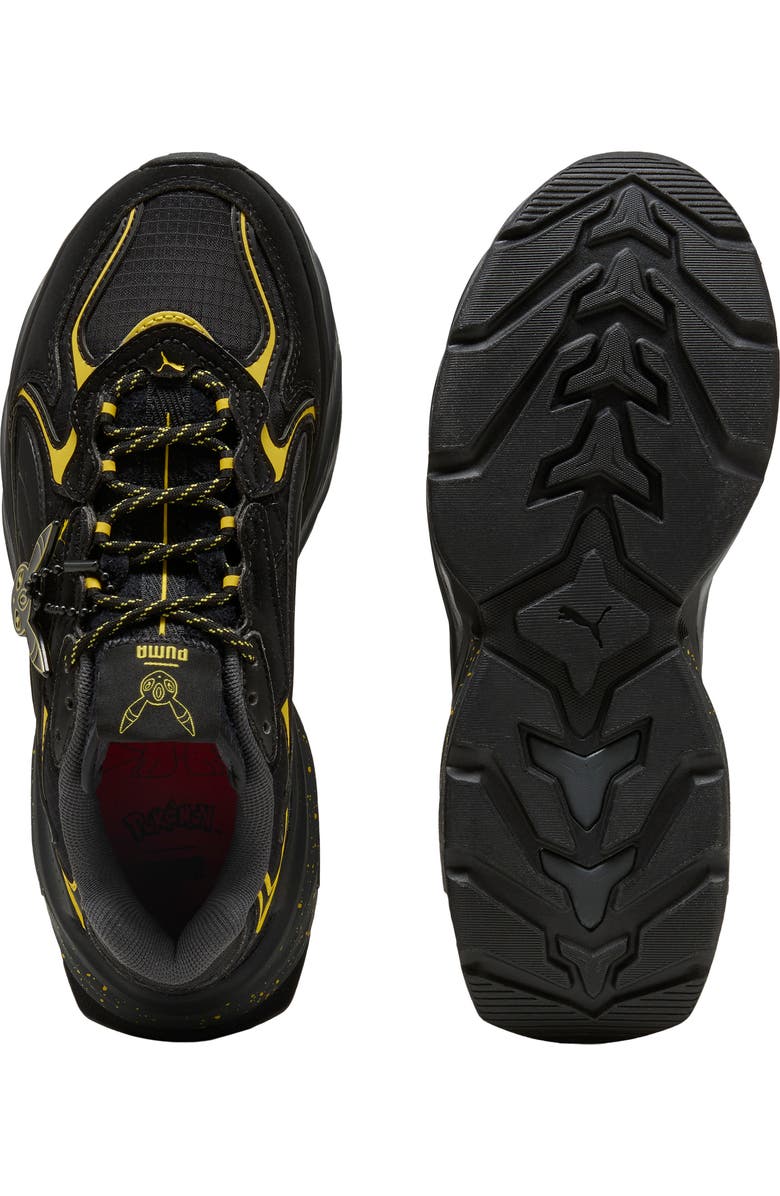 PUMA x POKÉMON Kids' Fade Umbreon Sneaker, Alternate, color, Puma Black/ Energizing Yellow
